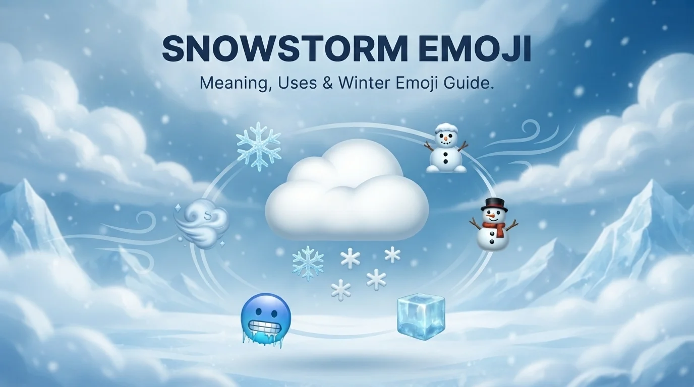 snowstorm emoji