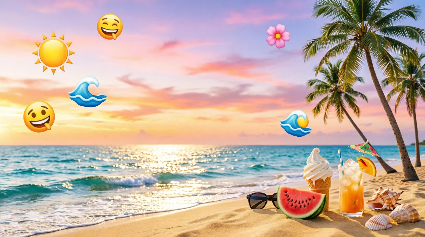 summer emoji combos