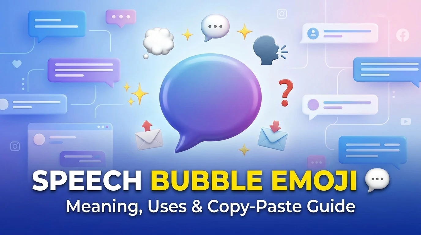 speech bubble emoji