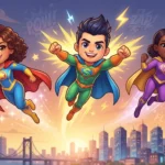 superhero emoji