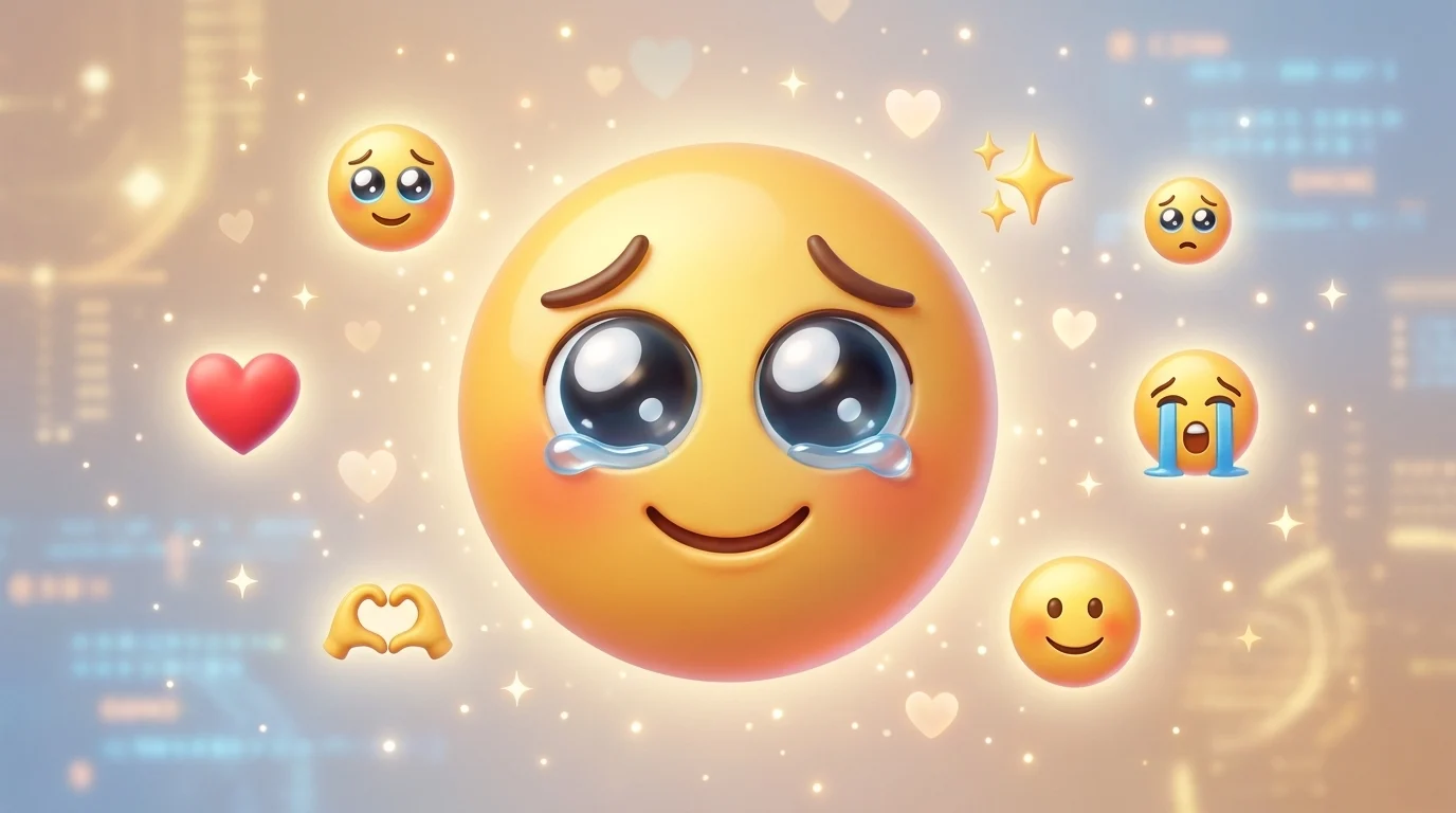 tearing up emoji