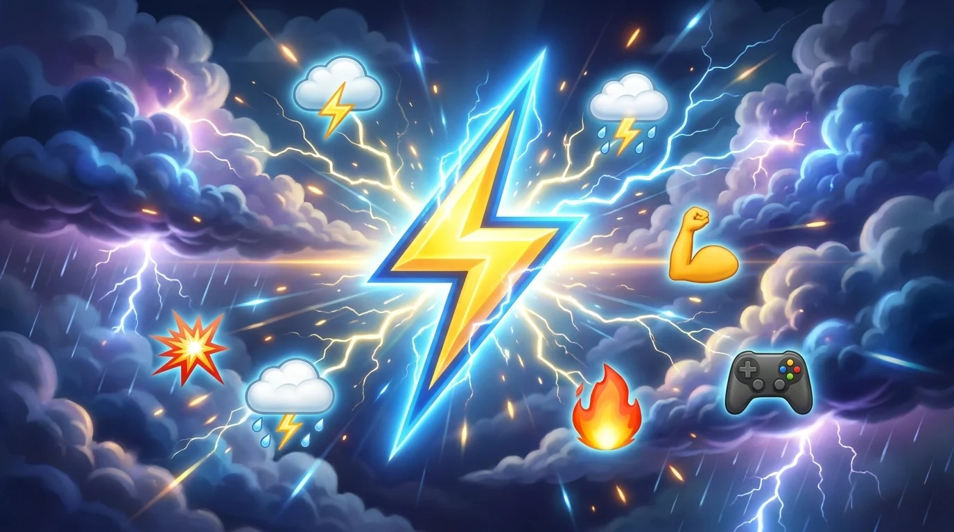 thunder emoji