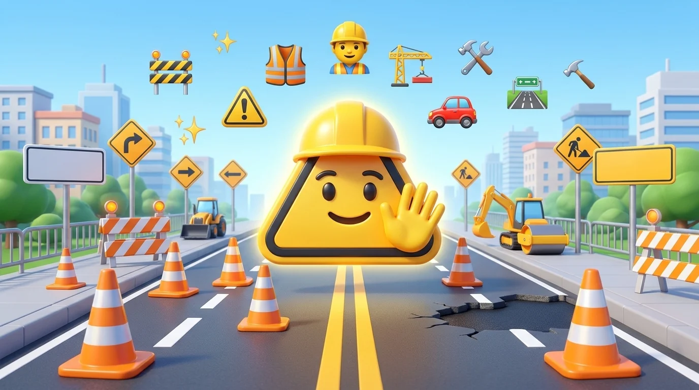 traffic cone emoji