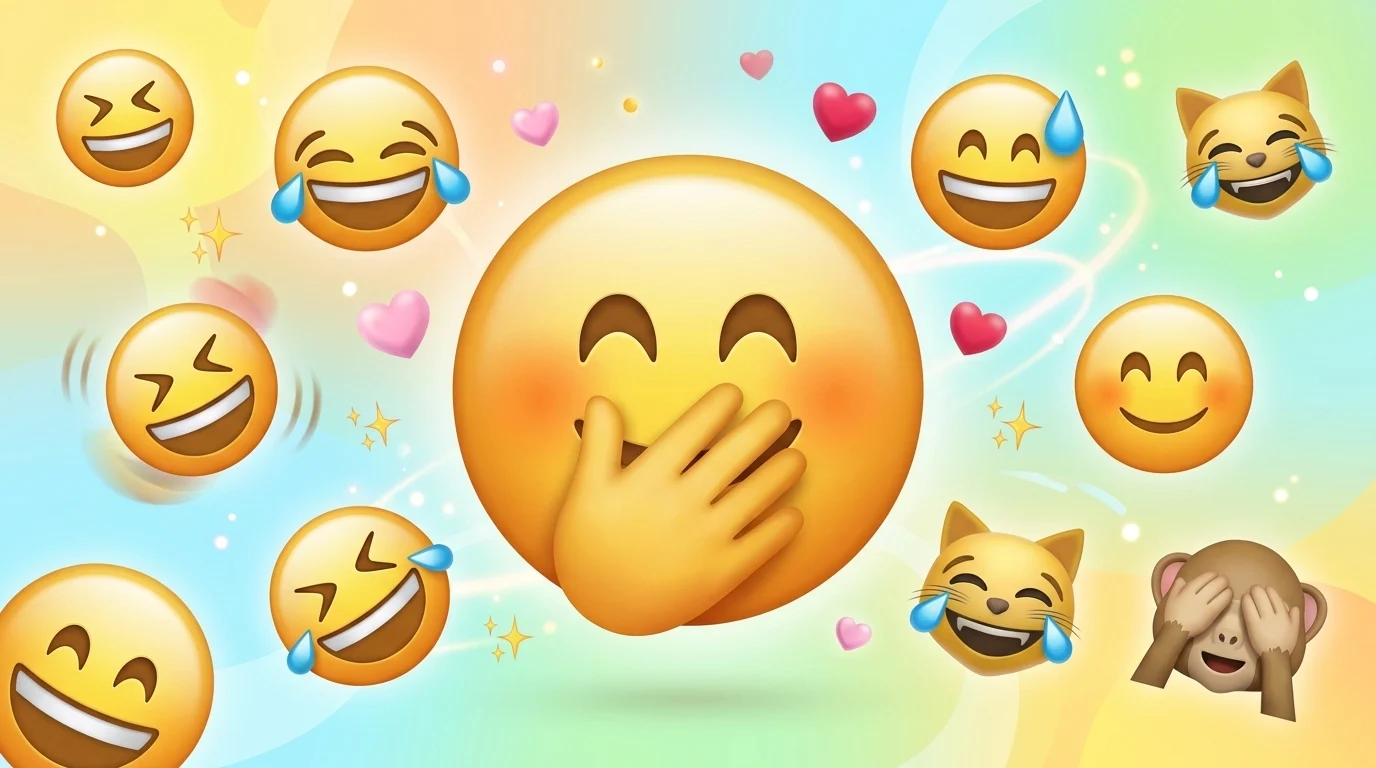 giggling emoji